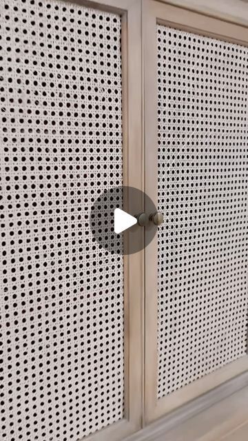 Diy Rattan Door, How To Cover Glass Cabinet Doors, Cane Door Cabinet, Cover Glass Cabinet Doors, Cane Cabinet Doors, Rattan Cabinet Doors, Scissors Cover, Diy Bff, China Cabinet Makeover