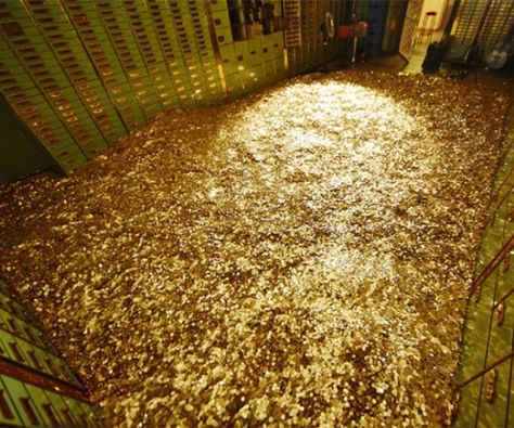 Bank Vault Of Gold Coins Gold Vault, Swiss Bank, Bank Safe, Gold Bullion Bars, Money Stacks, Gold Money, Scrooge Mcduck, Money Bank, Gold Rate