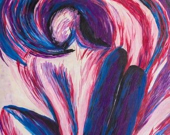 Feminism Abstract Art, Drawing Emotions Abstract, Abstract Psychology Art, Art Based On Emotion, Art That Expresses Emotion, Painting Feelings Abstract, Emotion Painting Feelings, Abstract Human Painting, Uncertainty Art