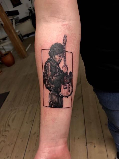 Bruce Springsteen Tattoo, Springsteen Tattoo, Bruce Springsteen, Skull Tattoo, Love Of My Life, Tattoo Ideas, Tattoos, Pins