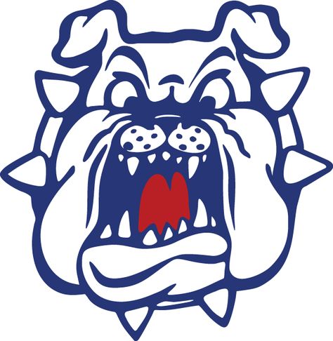 Fresno Bulldogs Logos, Fresno State Football, Fresno Bulldogs, Clothing Graphics, Bulldog Drawing, Fresno State Bulldogs, Alabama Crimson Tide Logo, Bulldog Mascot, Beach Art Painting