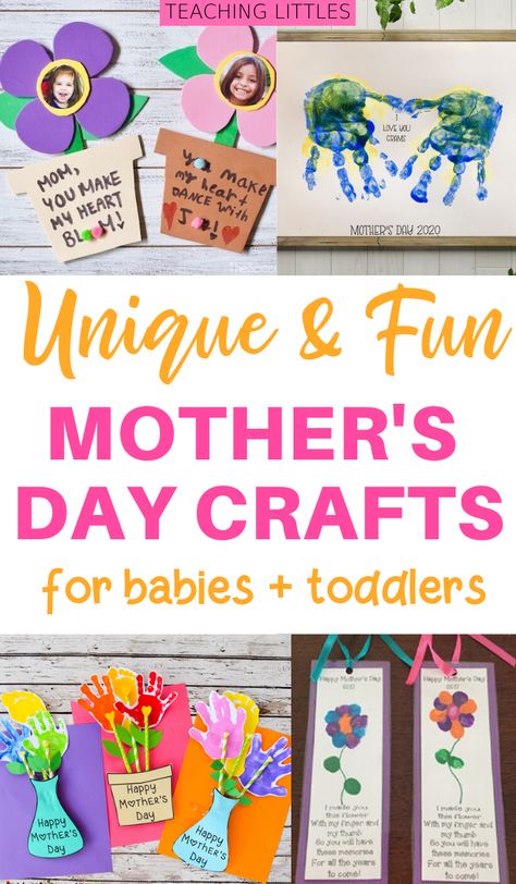 Mothers Day Craft  gift ideas for mom or grandma from babies, toddlers, or young kids to suprise with something unique  creative for all ages. Mothers Day Crafts For Toddlers, Mother's Day Crafts For Toddlers, Easy Mothers Day Crafts For Toddlers, Crafts Toddlers, Mothers Day Crafts Preschool, Easy Mother's Day Crafts, Templates Simple, Mother's Day Projects, Crafts For Toddlers