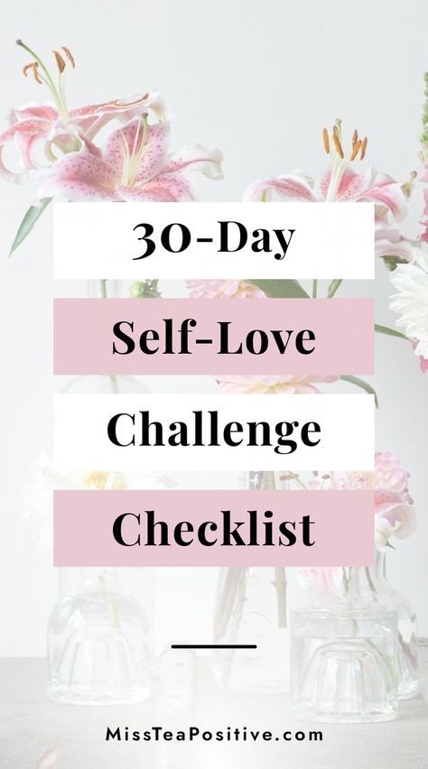 How to love yourself first? Here is the ultimate list of 30-day self-love challenge ideas! These 30 ways to practice self love every day include simple self love activities for women at home, fun tips to start loving yourself all over again for teenagers, easy Valentines Day activities to promote self love & happiness, monthly challenge ideas to plan your next 30 days and all the little things you can do to practice self love, whether it's February or March! Self Love Schedule, Daily Self Love Checklist, 30 Self Love Challenge, Self Love Challenge Ideas, Self Love Crafts Art Projects, Self Care Challenge Ideas, Self Love Things To Do, Self Love Activities For Teens, Self Love Activities For Women