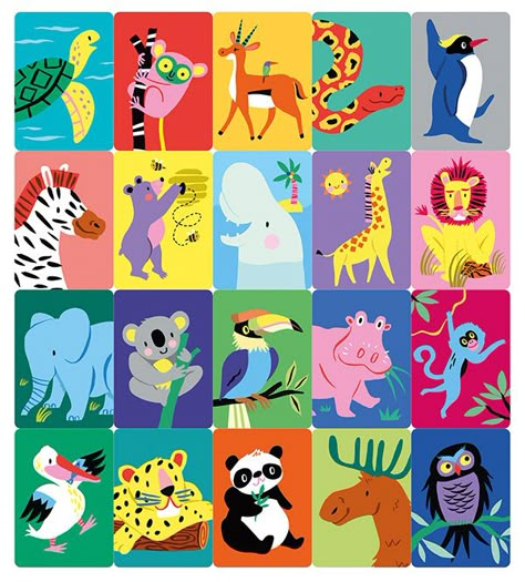 Kids Graphic Design, Illustration Projects, 동화 삽화, Llama Drama, Things To Draw, Childrens Books Illustrations, Game Illustration, Colorful Animals, Animal Cards