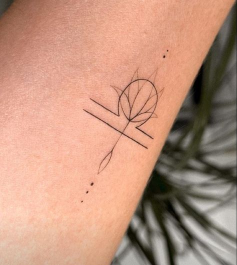 Delicate Libra Tattoo, Libra Heart Tattoo, Tattoo Ideas Libra Zodiac Signs, Libra Sign Tattoos Women, Libra Small Tattoo, Libra Flower Tattoo, Libra Inspired Tattoos, Libra Tattoo Ideas For Women, Tattoo Balance