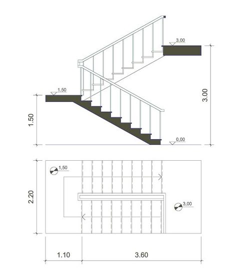 Stairs Floor Plan, Stair Design Architecture, Stair Plan, Architecture Design Presentation, Architecture Blueprints, Arch Drawing, Architecture Drawing Plan, Interior Architecture Drawing, Interior Design Drawings