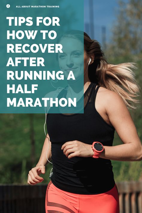 Tips for How to Recover after Running a Half Marathon Half Marathon Recovery, Post Marathon Recovery, Marathon Recovery, Marathon Nutrition, Half Marathon Motivation, Marathon Training For Beginners, Running Half Marathons, Stretches For Runners, Running Recovery