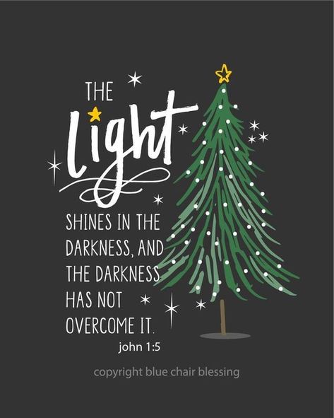 Light Shines In The Darkness, Christmas Verses, Christmas Scripture, Christmas Bible Verses, Christmas Bible, Christmas Chalkboard, Christian T Shirts, Ayat Alkitab, Scripture Cards