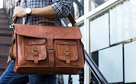 Leather Messenger Bag Laptop, Leather Briefcase Bag, Laptop Messenger Bags, Best Computer, College Bags, Mens Travel Bag, Briefcase For Men, Leather Laptop Bag, Leather Laptop