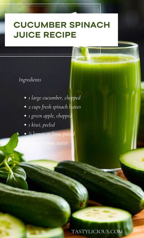 cucumber spinach green juice recipe cucumber drink ideas spinach juice recipe ideas cucumber juice benefits juice cleanse ingredients green juice recipe weight loss smoothie cleanse recipe ideas smoothie fat burning Cucumber Juice Benefits, Smoothie Cleanse Recipes, Recipe Cucumber, Cucumber Drink, Green Juice Recipe, Juice Benefits, Spinach Juice, Green Drink, Gut Health Diet