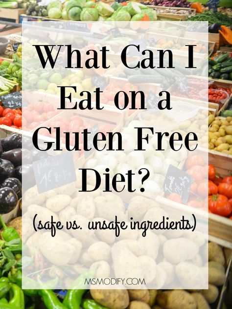 What can I eat on a gluten free diet? Safe vs unsafe ingredients are listed! Gluten Free List, Gluten Free Food List, Tarte Vegan, Gluten Free Info, What Is Gluten, Gluten Free Items, Gluten Free Kitchen, What Can I Eat, Going Gluten Free