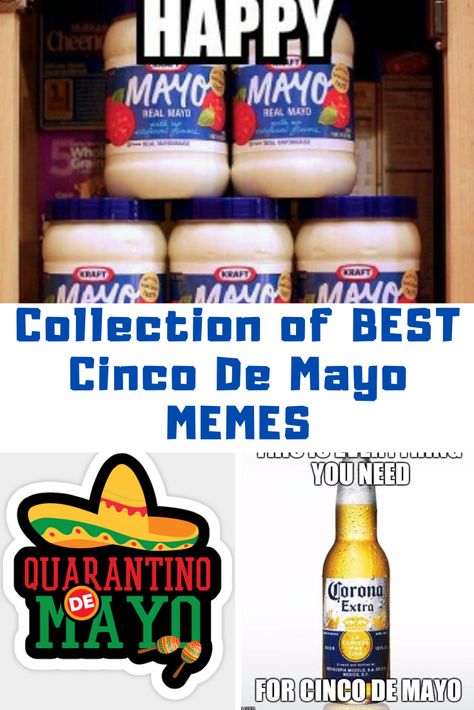 The BEST 'Cinco De Mayo' Memes: Taco Tuesday, Corona #CincoDeMayo #memes #CincoDeMayomemes #TacoTuesday Happy Cinco De Mayo Quotes, Poblano Tacos Recipe, Easy Taco Pizza, Turkey Taco Salad, Cinquo De Mayo Quotes, Taco Tuesday Recipes, Buffalo Chicken Tacos, Taco Memes Hilarious, Taco Bowl Recipe