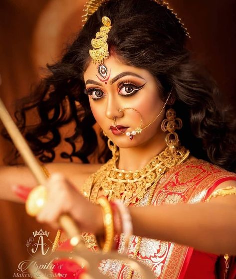 Mother Durga, Portrait Poster, Durga Maa, Traditional Indian, Makeup, On Instagram, Instagram, Make Up