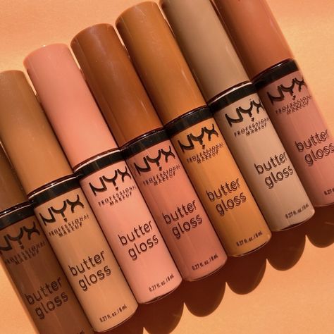 Nyx Gloss, Nyx Butter, Nyx Butter Gloss, Butter Gloss, Nyx Makeup, Make Up Inspo, Makeup Needs, Pretty Skin Care, Beauty Must Haves