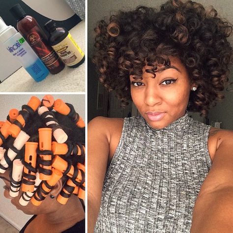 Corkscrew Curls, Roller Sets, Bantu Knot, Curls Hairstyles, Perm Rods, Natural Hair Care Tips, Girls Natural Hairstyles, Bun Hairstyle, Natural Curls Hairstyles