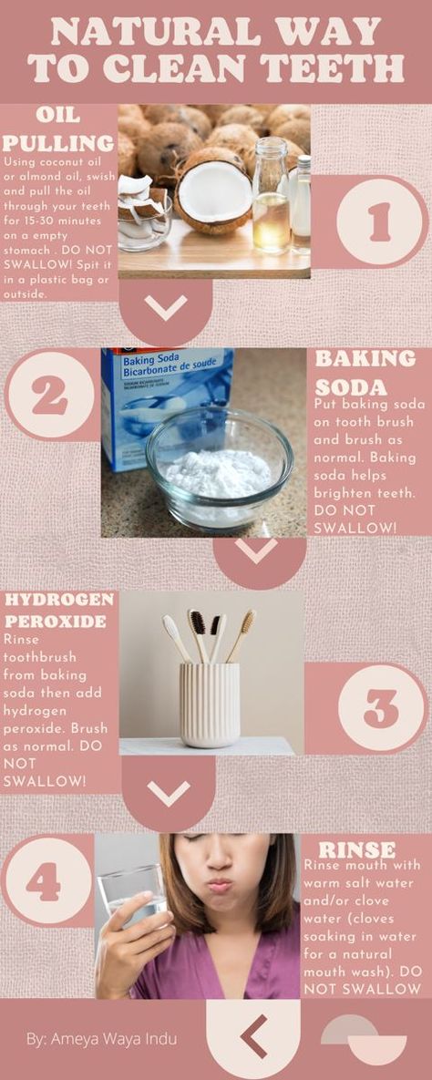 Natural Toothpaste Recipe, Clove Water, Diy Mouthwash, Baking Soda Teeth, Diy Toothpaste, Toothpaste Recipe, Homemade Mouthwash, Natural Mouthwash, Brighten Teeth