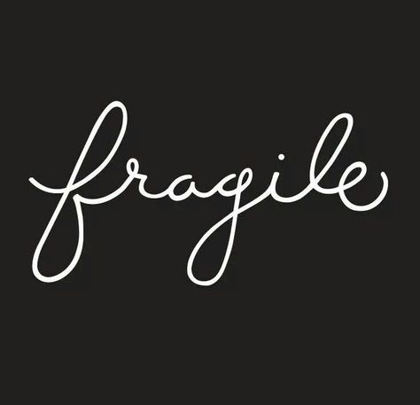 Definitely feeling fragile in all ways today. Fragile Tattoo, Blue Is The Warmest Colour, Sibling Tattoos, Stick N Poke Tattoo, Italian Quotes, Poke Tattoo, Stick And Poke, How To Make Comics, Simple Words