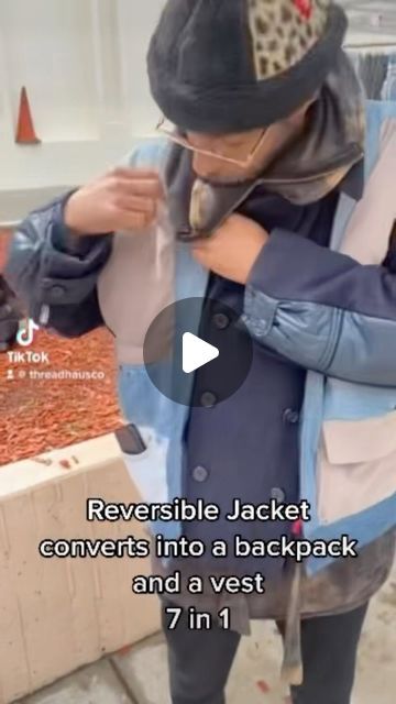 Modular Fashion, Convertible Jacket, Vest Bag, Reversible Vest, Jacket Vest, Reversible Jacket, April 11, Convertible, On Instagram