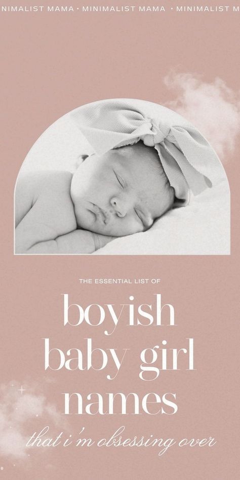 Searching for cute baby names for your baby girl, but don't love all the frou-frou options out there? These super cool 'boy names for a girl' are actually FLYING up the baby name charts - and I bet you didn't even realize! Save these gender neutral baby names to your list of baby girl names *today* (aka boyish girl names)! Boy Names For A Girl, Boyish Girl Names, Gender Neutral Baby Names, Neutral Baby Names, Different Baby Names, Country Baby Names, Strong Baby Names, Modern Baby Names