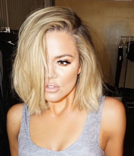 Khloe Kardashian Khloe Kardashian Haircut, Balayage Hair Blonde, Hair Styles 2017, Short Blonde Hair, Hair Envy, Khloe Kardashian, Great Hair, Hair Dos, Ombre Hair