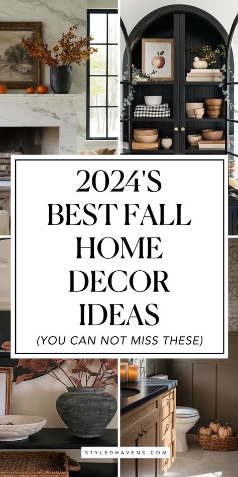 Searching for cozy fall home decor? We bet a *venti* PSL you'll be obsessing over these neutral fall decor ideas as much as we are! In 2024, modern fall decor trends are full of deep jewel tones & moody fall room decor - and we are *here* for it! Whether you just want to browse some pretty fall decor inspiration, or want to plan your fall house decor /c fall apartment decor in advance - *these* are the simple fall home decor ideas you need to see! (+Fall living room decor, fall mantle decor) Simple Fall Mantle, Indoor Fall Decor Ideas, Neutral Fall Decor Ideas, Living Room Decor Fall, Fall House Decor, Fall Apartment, Indoor Fall Decor, Fall Apartment Decor, Deep Jewel Tones