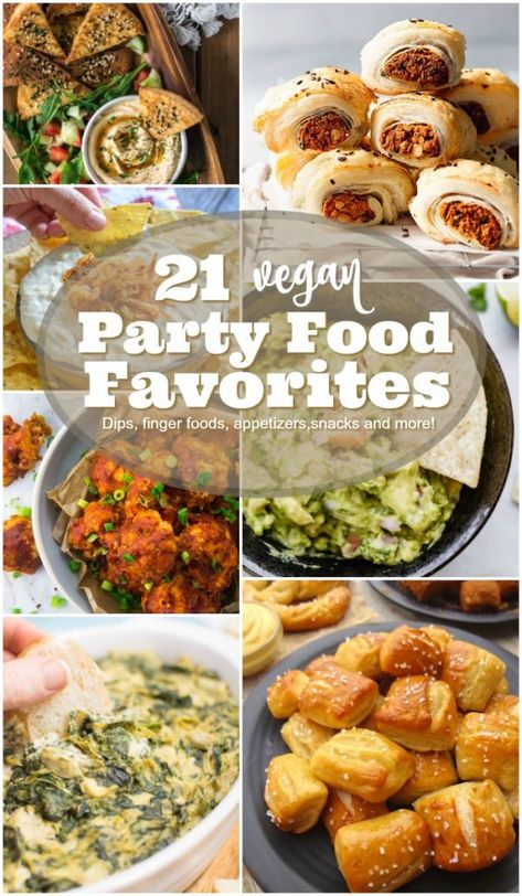 Party Food Favorites, Vegan Party Snacks, Dips Appetizers, Vegetarian Party, Vegan Finger Foods, Vegetarian Party Food, Vegan Christmas Dinner, Vegan Potluck, Vegan Party Food