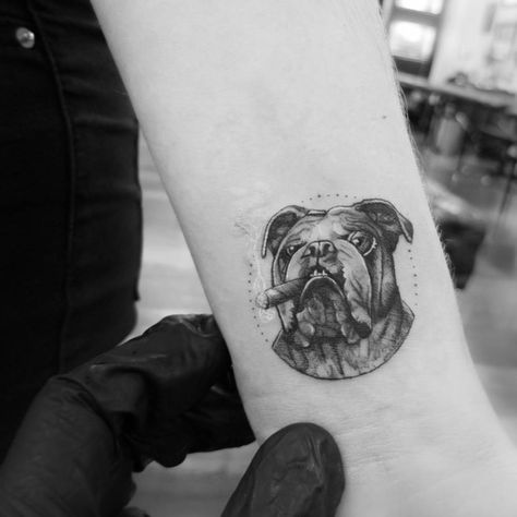 Bulldog Tattoo For Men, Small Animal Tattoos, Animal Tattoos For Men, English Culture, Bulldog Drawing, Seahorse Tattoo, Bulldog Tattoo, Portrait Tattoos, Body Aesthetic