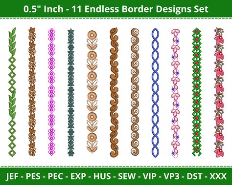 Thanks for the great review Sandra P. ★★★★★! https://etsy.me/3fSX3lm #etsy #embroidery #embroiderydesign #embroiderydesigns #embroideryborder #borderembroidery #borderdesigns #bordado #bordados #floralborder Dst Files Machine Embroidery Designs, Border Design Embroidery, Line Embroidery, Border Line, Etsy Embroidery, Simple Border, Simple Borders, Me Design, Embroidery Design Download