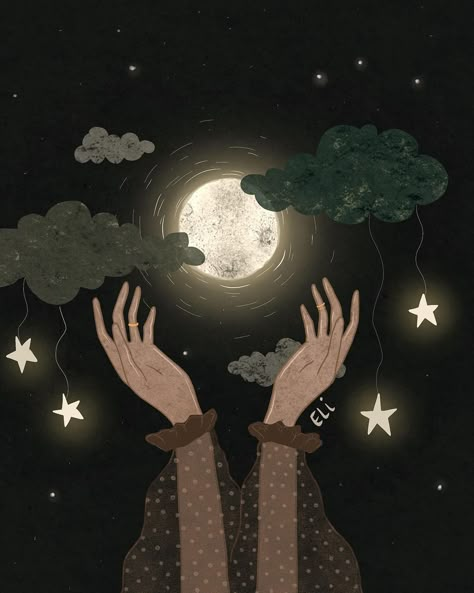 The Night Sky, Stars And Moon, Full Moon, Night Sky, Witch, Moon, Stars, On Instagram, Instagram