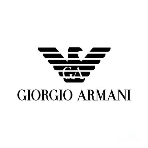 Giorgio Armani Designer, Armani Brand, Fashion Logo Branding, Armani Logo, Tshirt Printing Design, Perfume Design, Illustration Fashion Design, Logo Restaurant, Luxury Logo