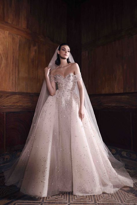 Wedding Dresses Zuhair Murad, Zuhair Murad Bridal, Zuhair Murad Dresses, Beaded Wedding Gowns, Most Beautiful Wedding Dresses, Fancy Wedding Dresses, Princess Gown, Princess Wedding Dress, Wedding Dress Couture