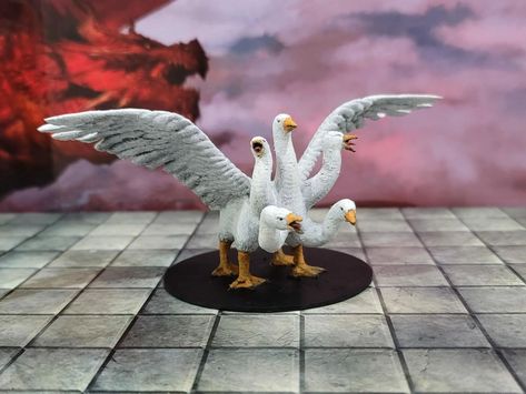 Honkdra: The Goose Hydra D&d Online, The Goose, Human Race, Monster Design, Wizards Of The Coast, Game Store, Tabletop Rpg, Commission Art, Creature Design