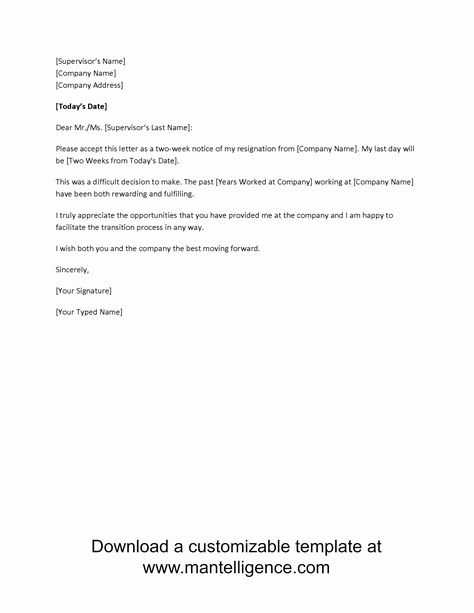 Resignation Letter 2 Week Notice Best Of 3 Highly Professional Two Weeks Notice Letter Templates Two Weeks Notice Letter, 2 Week Notice Letter, Business Letter Format, Two Weeks Notice, Resignation Letter Sample, Letter Template Word, Resignation Letters, Letter Templates Free, Resignation Letter