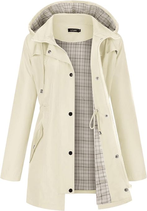 The Best Fashionable Raincoats To Wear This Spring 50 is not old fashion blogger tania stephens white Cute Raincoats, Raincoat Fashion, Alaskan Cruise, Rain Jacket Women, Cruise Outfits, Softshell Jacket, Hooded Raincoat, Raincoats For Women, Cool Jackets