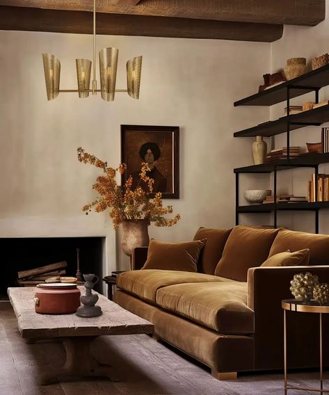 Couch Coffee Table, Design Apartment, World Of Interiors, Living Room Colors, Living Room Inspo, A Living Room, Couches Living Room, Cozy Living Rooms, Room Colors