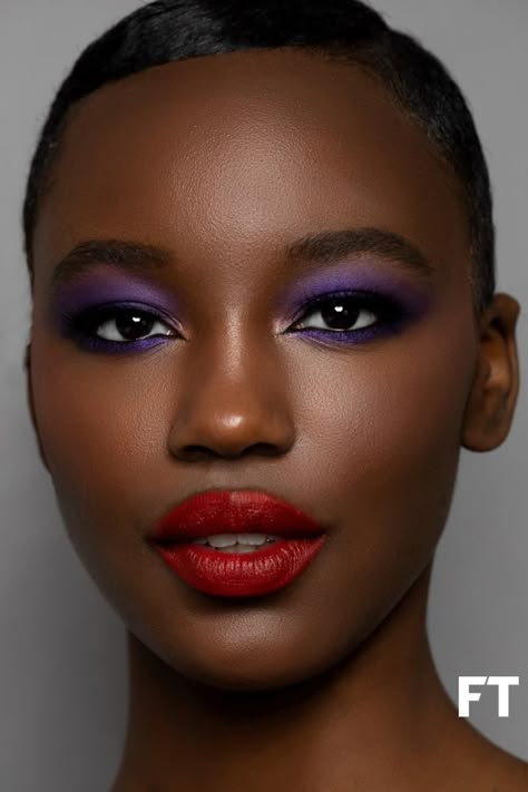 Bold Lipstick Makeup, Purple Liner, Rose Palette, Skin Tone Makeup, Danessa Myricks, Makeup News, Purple Lipstick, Matte Lipsticks, Smoky Eyes