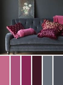 20+ Amazing Living Room Color Scheme Ideas and Inspiration | ARA HOME Living Room Colour Design, Grey And Pink Living Room, Good Living Room Colors, Color Palette Living Room, Pink Living Room, Living Room Color Schemes, Grey Color Palette, Trendy Living Rooms, Room Color Schemes