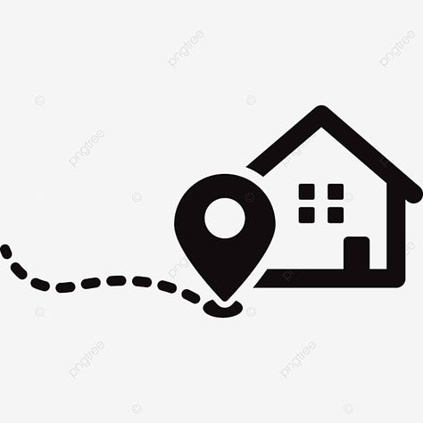 Location Icon Aesthetic, Home Icon Aesthetic, Location Logo Design, Location Vector, Move Icon, Home Clipart, House Symbol, Home Symbol, Vector House