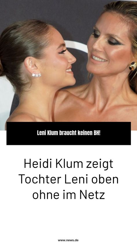 Heidi Klum zeigt Tochter Leni oben ohne im Netz Heidi Klum Style, Leni Klum, Joe Jonas, Sophie Turner, Heidi Klum, Body Types, Pins, Quick Saves, Instagram