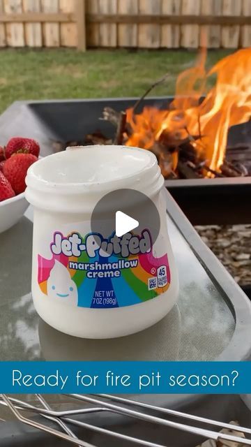 Hannah Gray | One Sweet Mama on Instagram: "🔥is this too burnt, or just right? 🤔🍓
#smores #bonfire #summer #strawberries" Campfire Strawberries, Smores Bonfire, Bonfire Food, Eric Carmen, Hungry Eyes, Strawberry Season, Marshmallow Creme, Dirty Dancing, Campfire