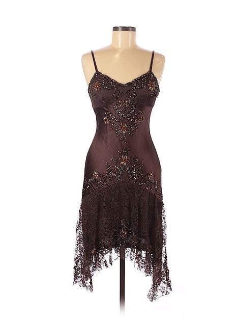 Sue Wong Nocturne Dress, Brown Lace Dress, Sue Wong Dresses, Sue Wong, Brown Dresses, Midi Cocktail Dress, Rich Girl, Summer Fashion Outfits, Brown Dress