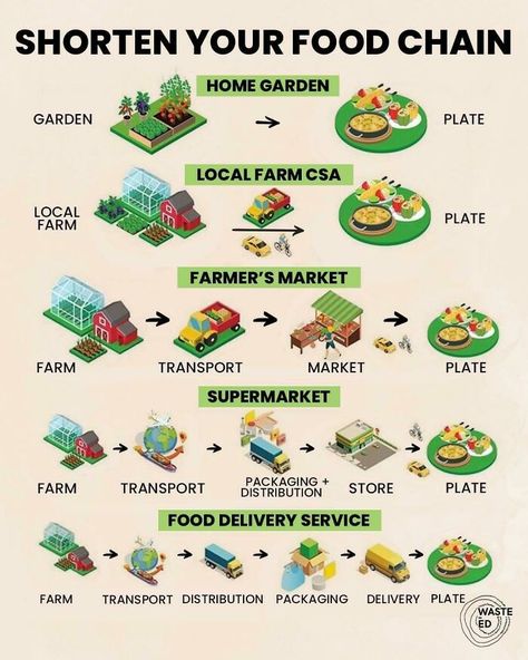 Discussion: Shorten Your Food Chain Funny Sites, Meal Delivery Service, Local Farm, Food Chain, Food Garden, Community Gardening, Shortening, Grow Your Own, Food Delivery