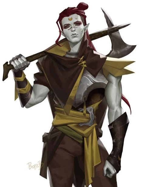 Female Half Orc, Female Orc, Half Orc, Dnd Npc, Dnd Character Ideas, D D Character Ideas, Dungeons And Dragons Characters, Rpg Characters, Arte Fantasy