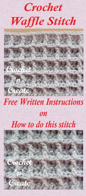 Waffle Weave Crochet, Crochet Waffle, Crochet Waffle Stitch, Crochet Stitches Free, Crochet Dishcloth, Easy Crochet Stitches, Waffle Stitch, Crochet Stitches For Beginners, Stitch Crochet