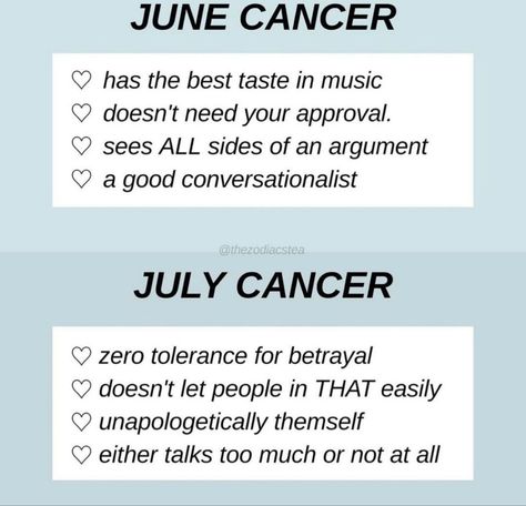 Cancerian Man Facts, Cancerians Facts, July Zodiac Sign, Cancerian Quotes, Male Cancers Zodiac Signs, June Vs July Cancers, Who Are Cancers Compatible With, Cancers Be Like Funny, Zodiac Personality Traits