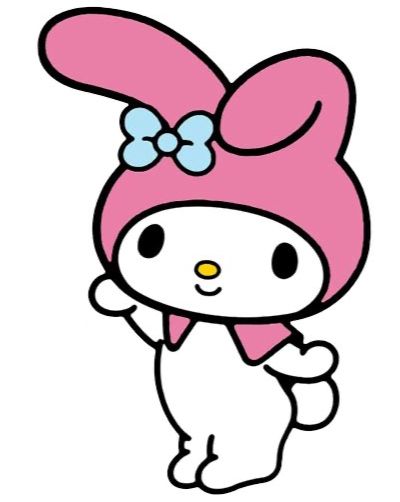 My Melody And Flat, My Melody Outline, My Melody Face, Hello Kitty Coloring, Hello Kitty Characters, Kitty Drawing, Hello Kit, Hello Kitty Drawing, Hello Kitty Halloween