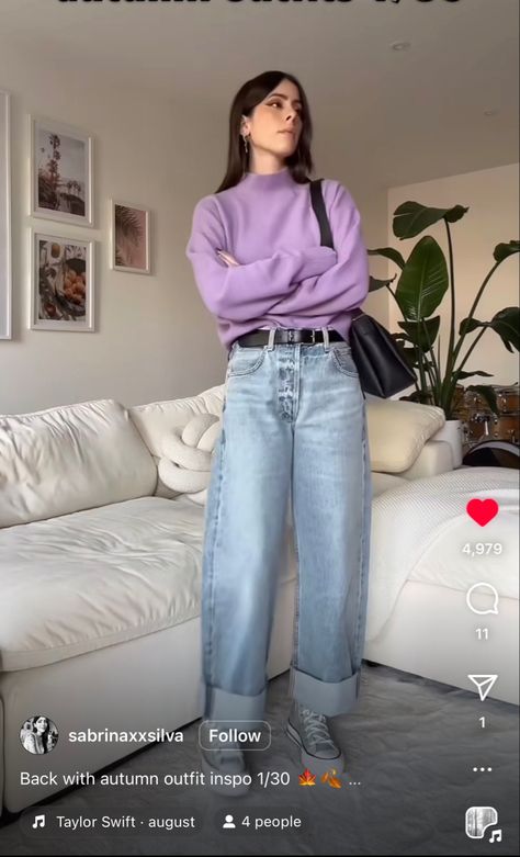 50 Degree Weather Outfit, Fall Fa, Autumn Outfit Inspo, Simple Fits, Autumn 2023, August 31, Turtleneck Top, Autumn Outfit, Turtle Neck Top