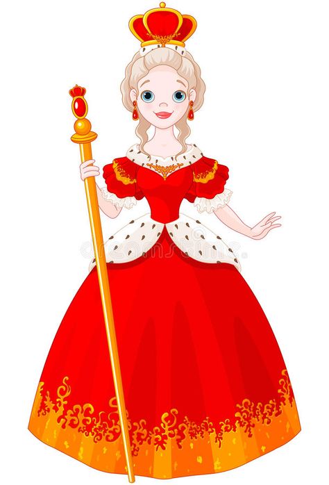 Majestic Queen. Illustration of cute majestic Queen , #AFF, #Queen, #Majestic, #Illustration, #majestic, #cute #ad Mic Clipart, Medieval Series, Queen Clipart, Funny Princess, Queen Drawing, Drawing Lessons For Kids, Queen Outfit, Puppet Crafts, Queen Pictures