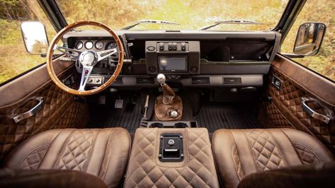 Defender Interior, Land Rover Defender Interior, Range Rover Defender, Mk1 Caddy, Defender For Sale, Range Rover Interior, Cj Jeep, New Defender, Wheel Carrier