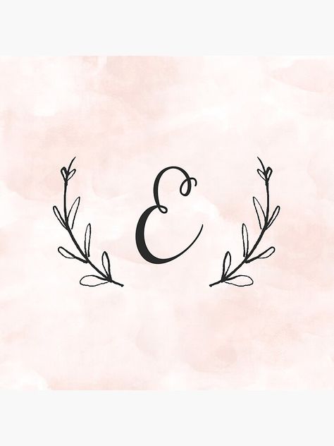 Letter E Tattoo Ideas Initials, E Profile Picture Letter, E Calligraphy Letter, Letter E Aesthetic, Letter E Wallpaper, E Wallpaper Letter, Letra E Aesthetic, E Tattoo Letter, Cursive E